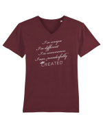 Wonderfully created Tricou mânecă scurtă guler V Bărbat Presenter
