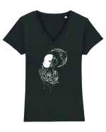 Moon Love Tricou mânecă scurtă guler V Damă Evoker
