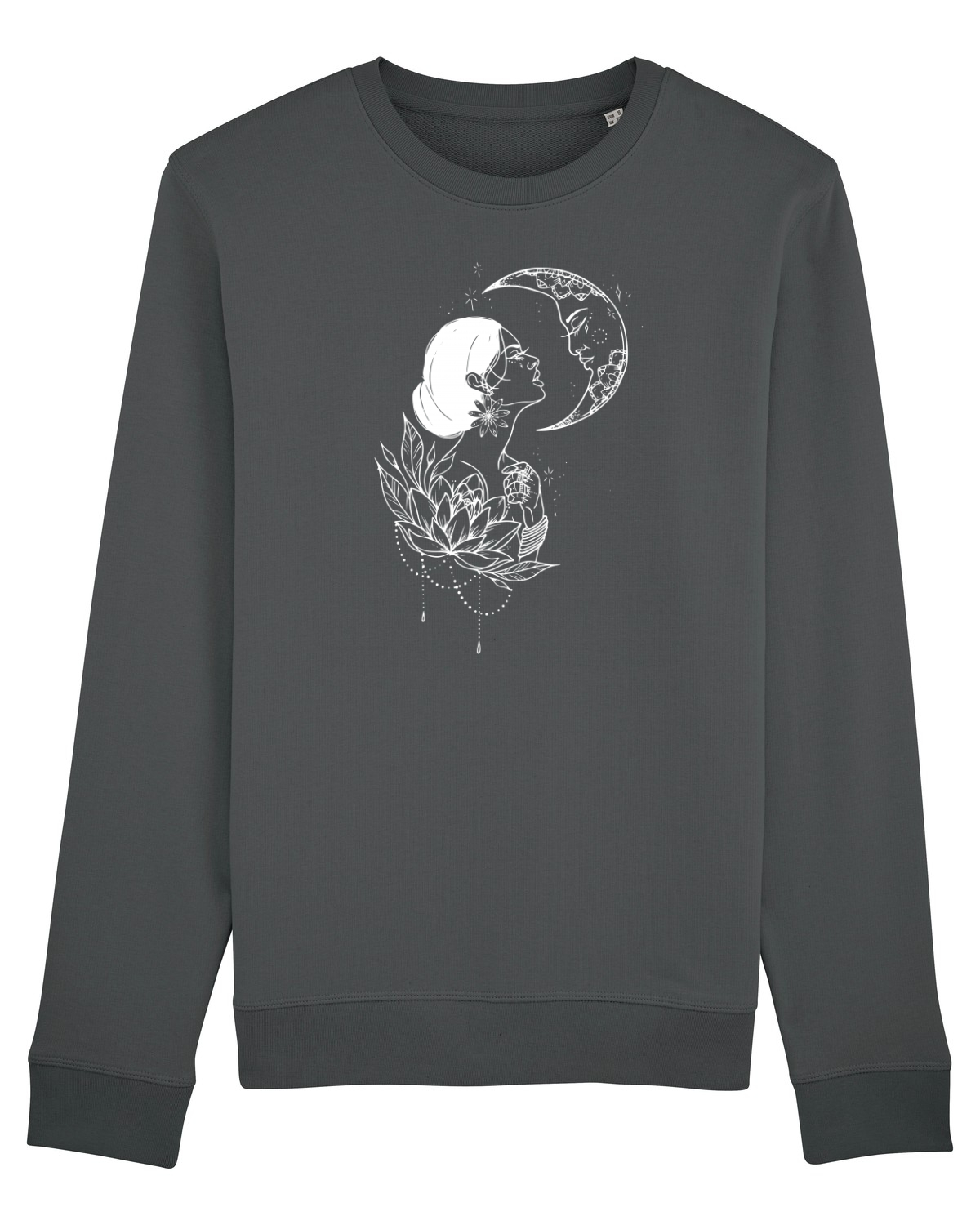 Bluză mânecă lungă Unisex Rise Anthracite