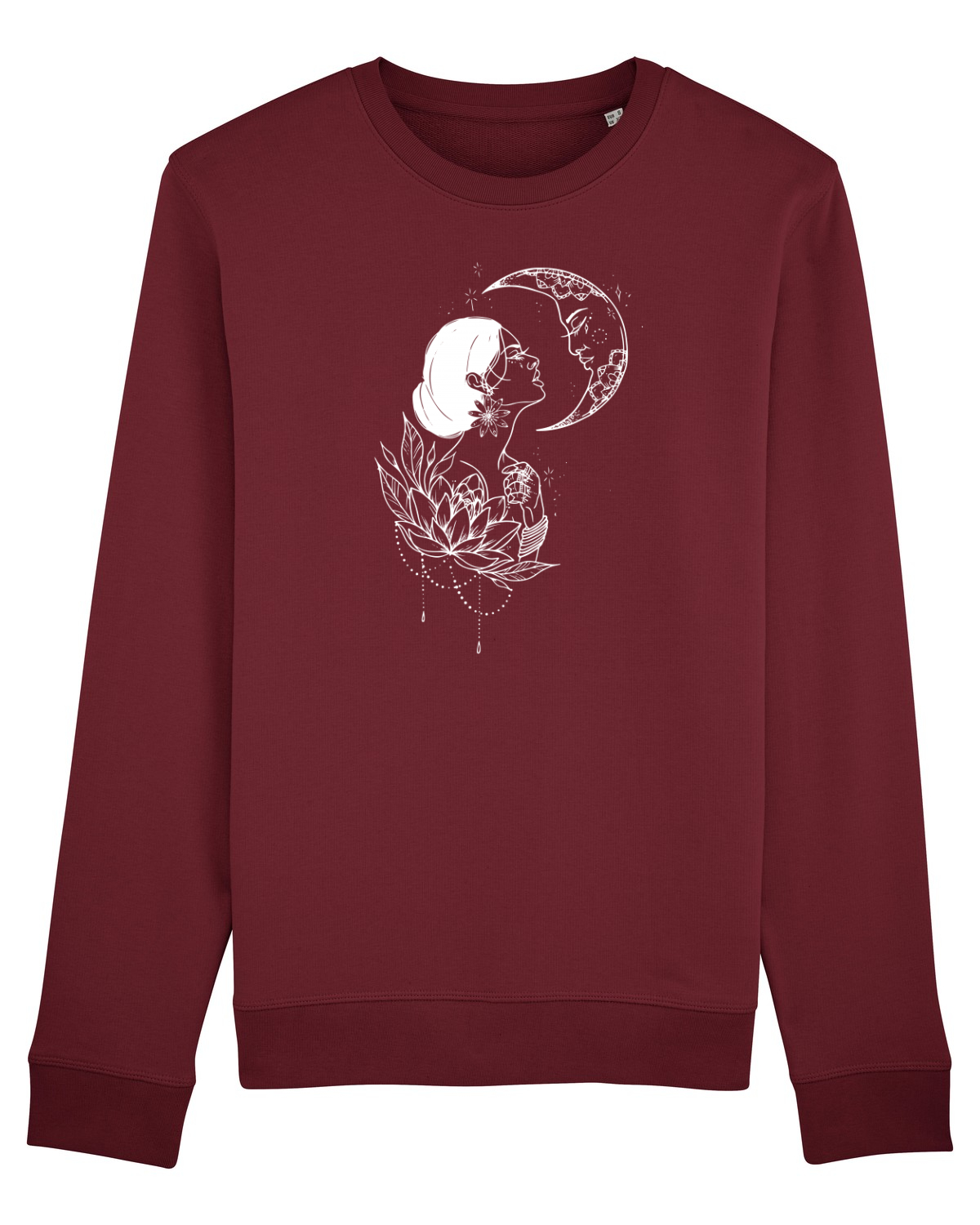 Bluză mânecă lungă Unisex Rise Burgundy