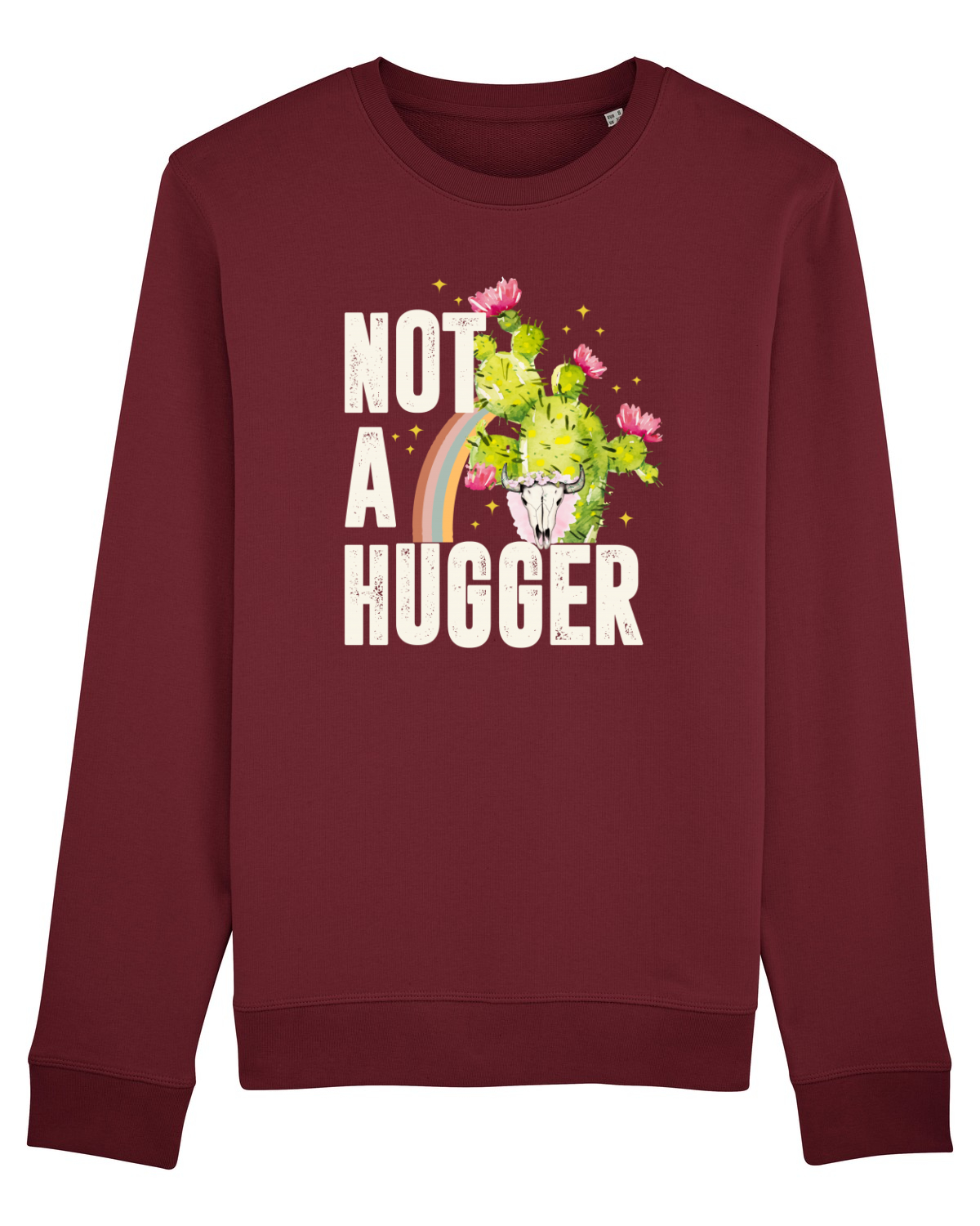 Bluză mânecă lungă Unisex Rise Burgundy