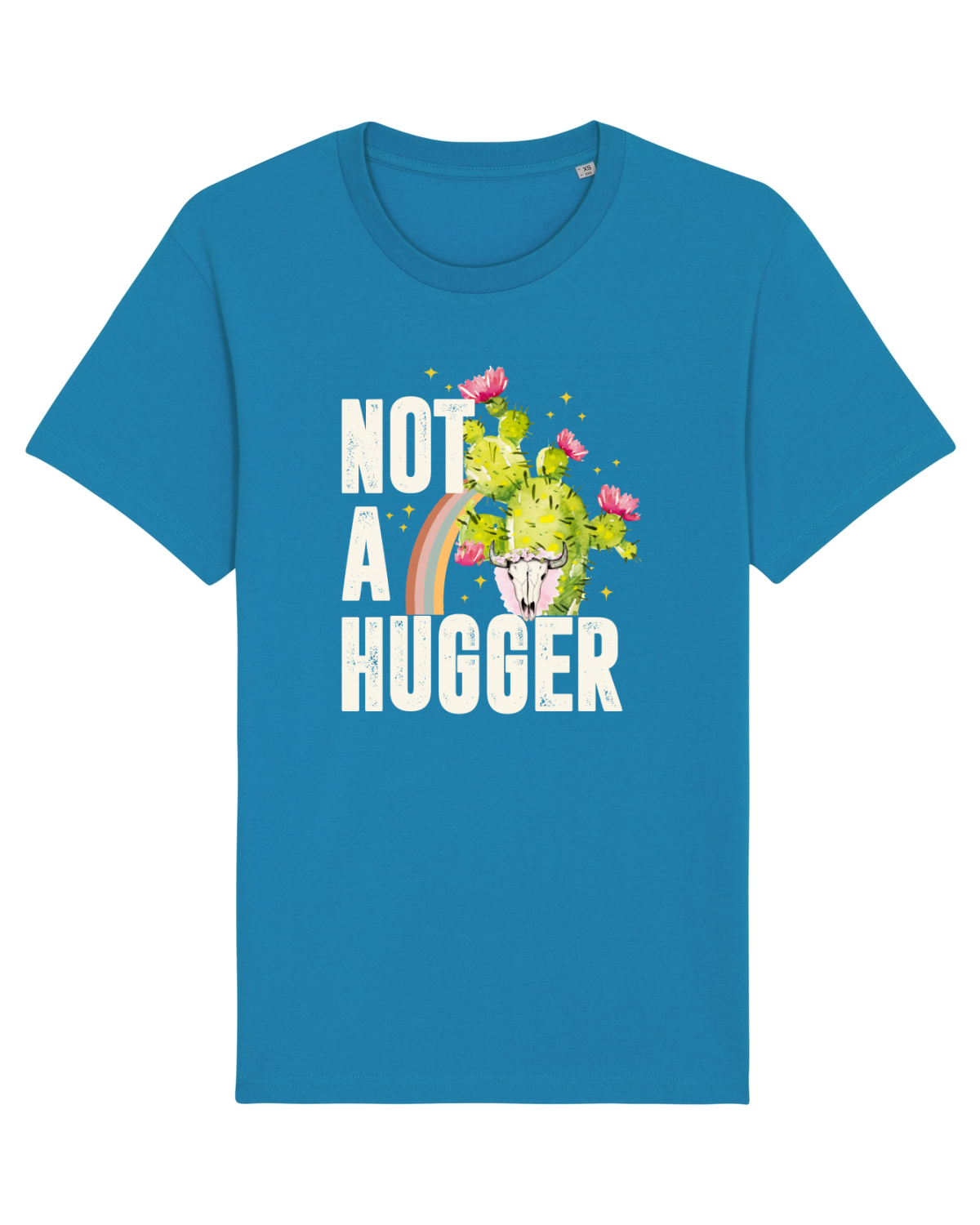 Tricou mânecă scurtă Unisex Rocker Azur