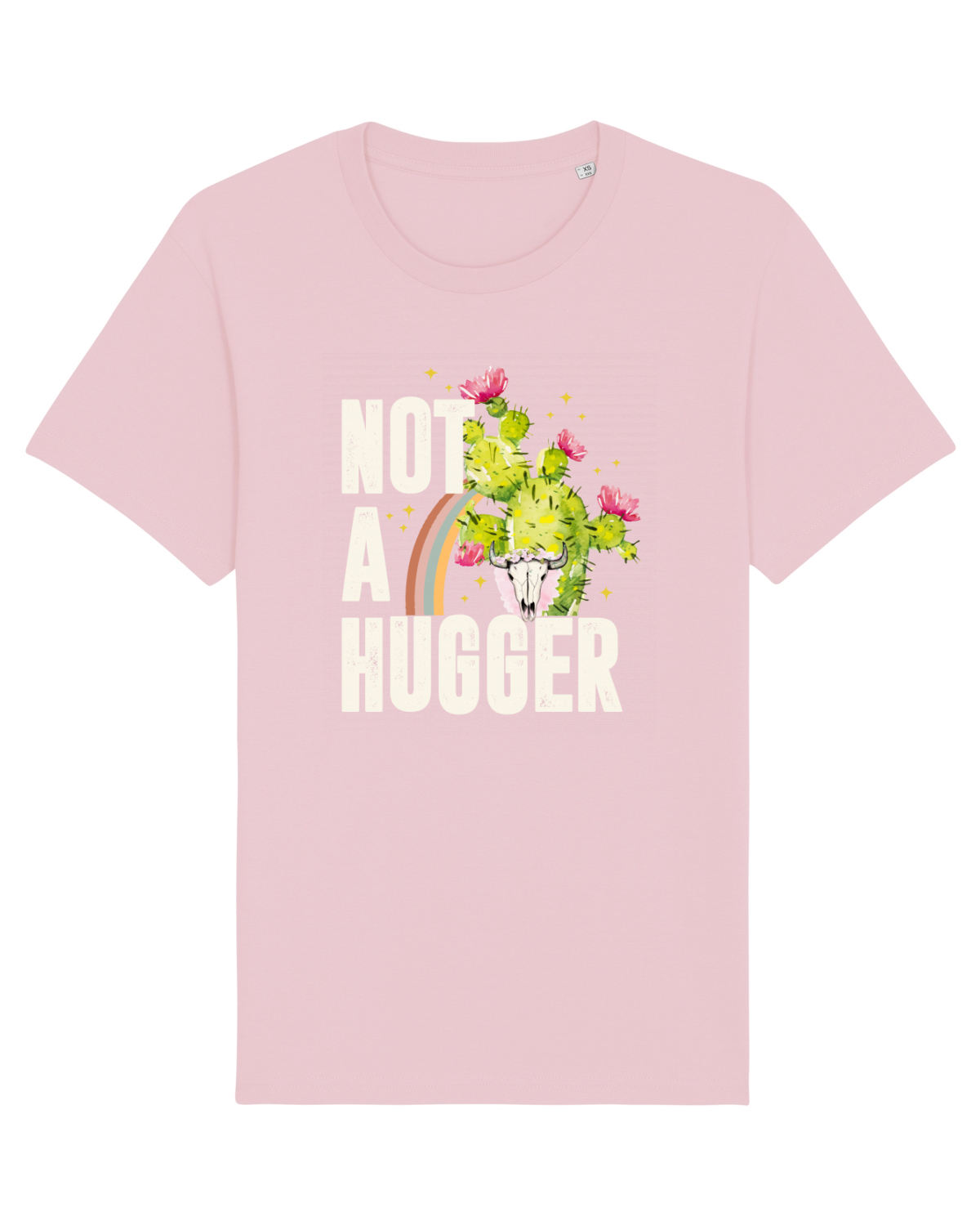 Tricou mânecă scurtă Unisex Rocker Cotton Pink