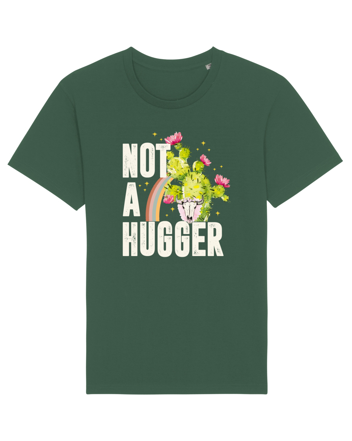 Tricou mânecă scurtă Unisex Rocker Bottle Green