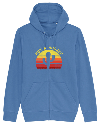 Funny - Not a hugger Bright Blue