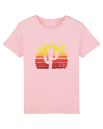 Funny - Not a hugger Cotton Pink