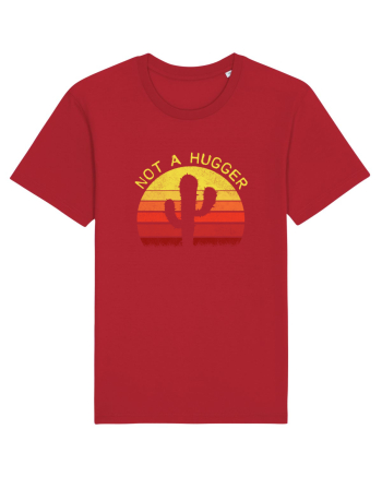 Funny - Not a hugger Red