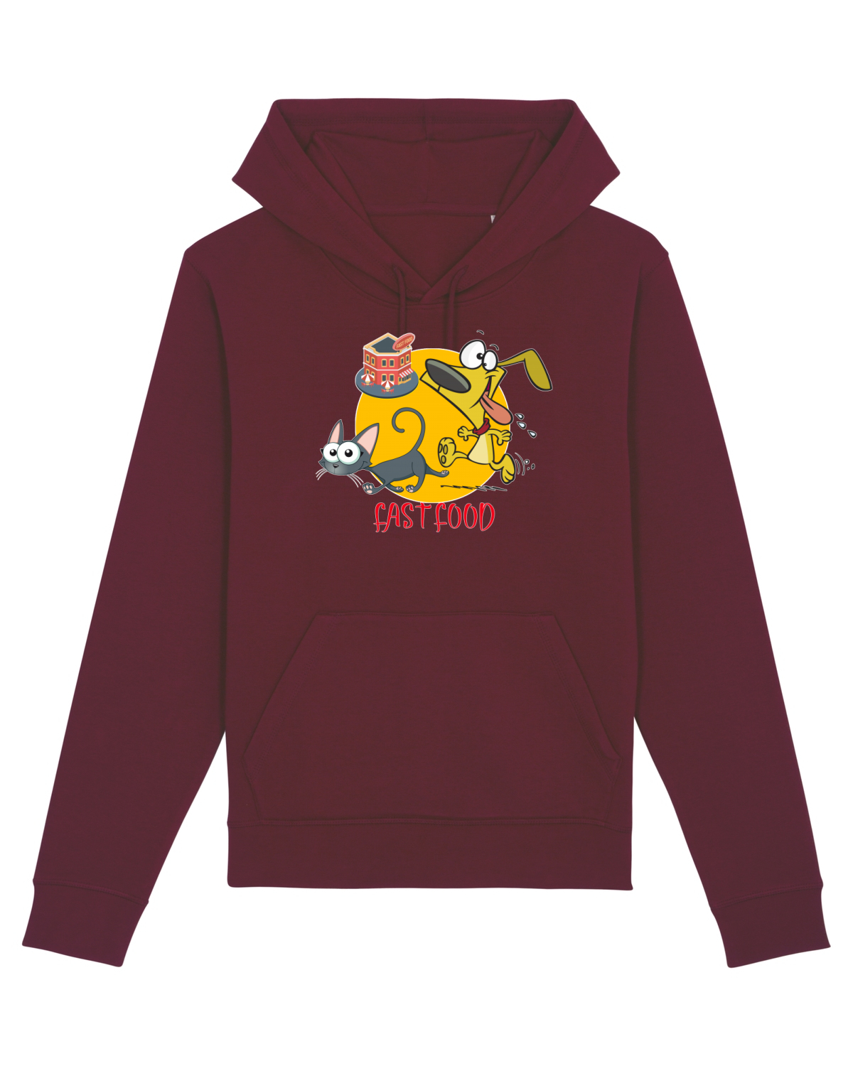 Hanorac Unisex Drummer Burgundy