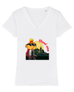 Bad ass Tricou mânecă scurtă guler V Damă Evoker