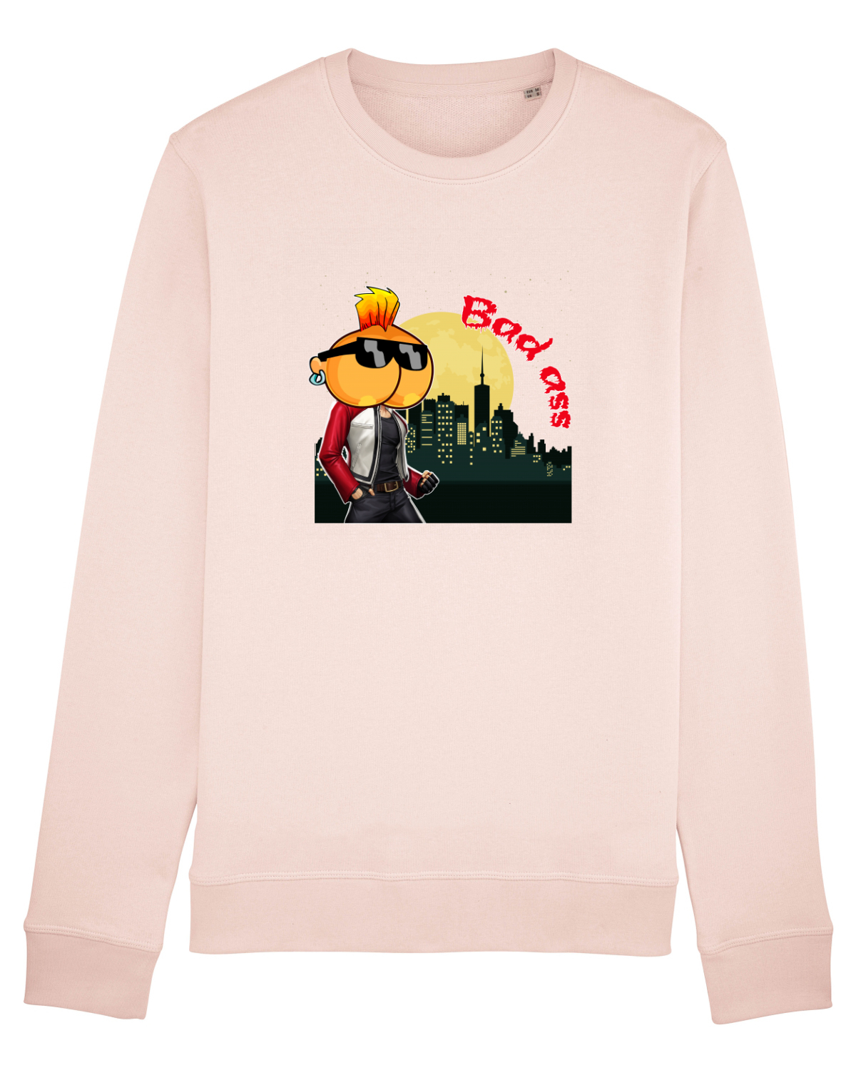 Bluză mânecă lungă Unisex Rise Candy Pink