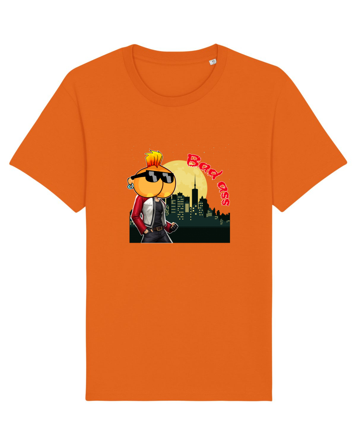 Tricou mânecă scurtă Unisex Rocker Bright Orange