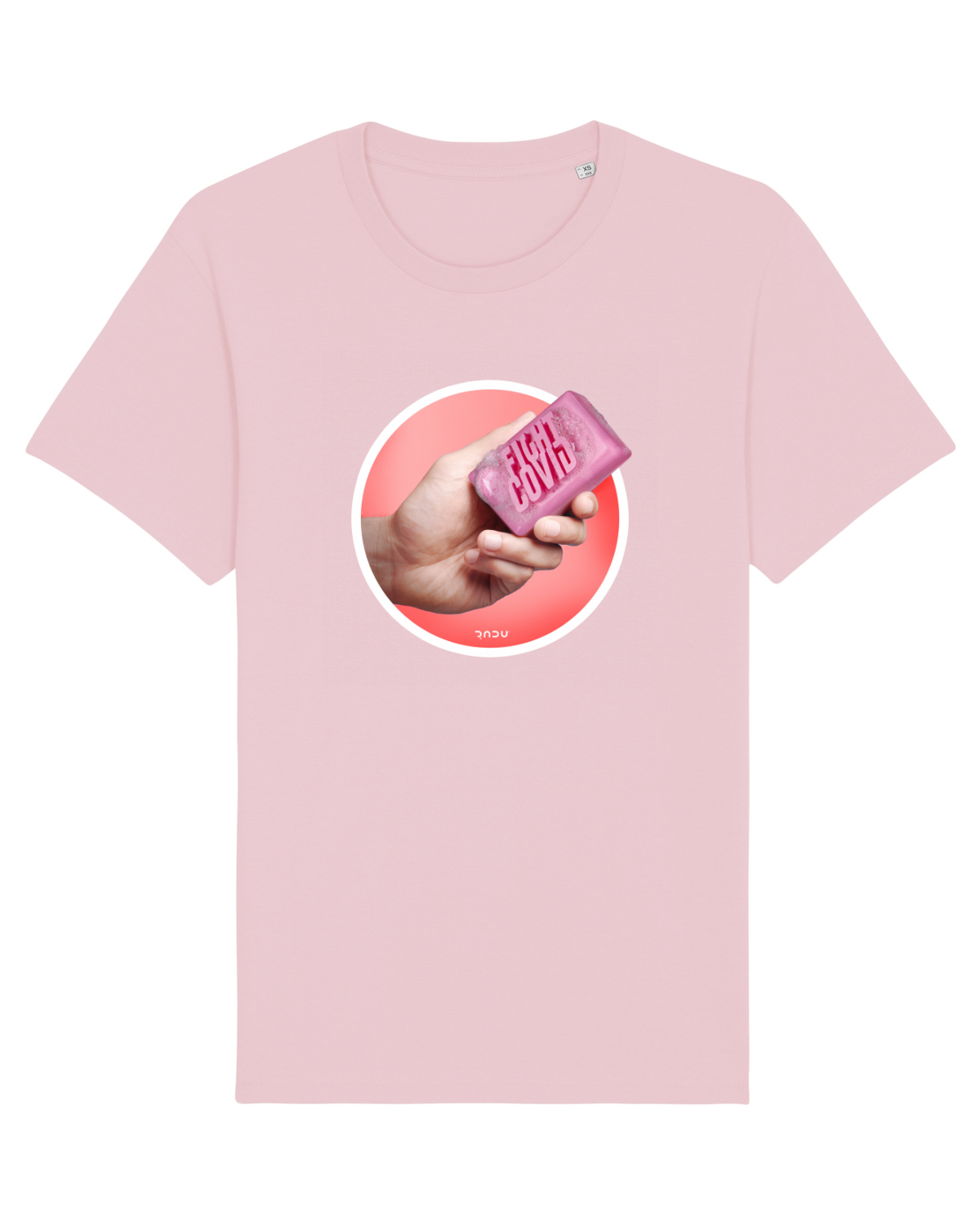 Tricou mânecă scurtă Unisex Rocker Cotton Pink