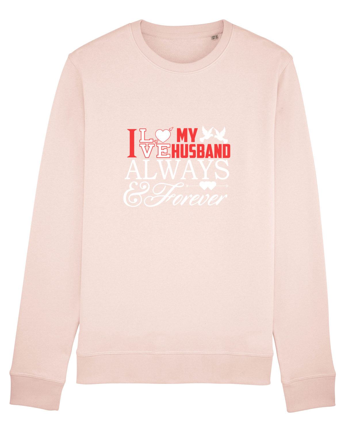 Bluză mânecă lungă Unisex Rise Candy Pink