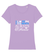 MY WIFE Tricou mânecă scurtă guler larg fitted Damă Expresser
