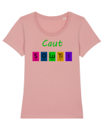 Caut Soluții Tricou mânecă scurtă guler larg fitted Damă Expresser