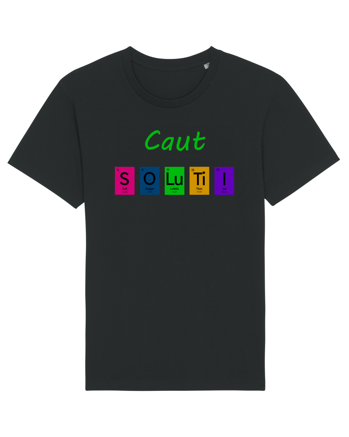 Tricou mânecă scurtă Unisex Rocker Black