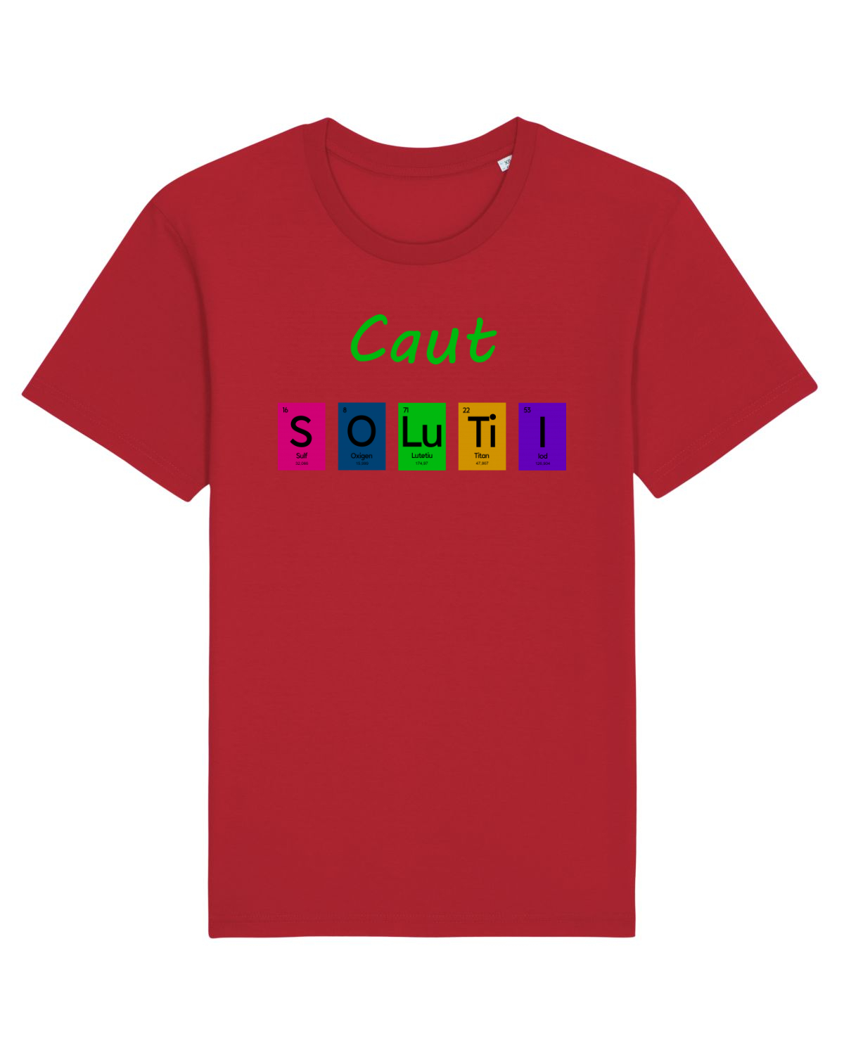 Tricou mânecă scurtă Unisex Rocker Red