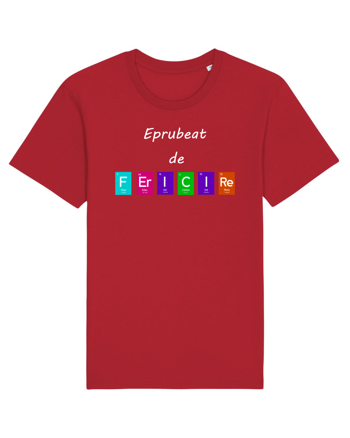 Tricou mânecă scurtă Unisex Rocker Red