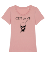 C'est la vie Tricou mânecă scurtă guler larg fitted Damă Expresser