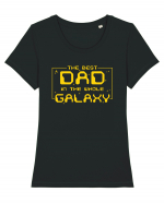 The best Dad  Tricou mânecă scurtă guler larg fitted Damă Expresser