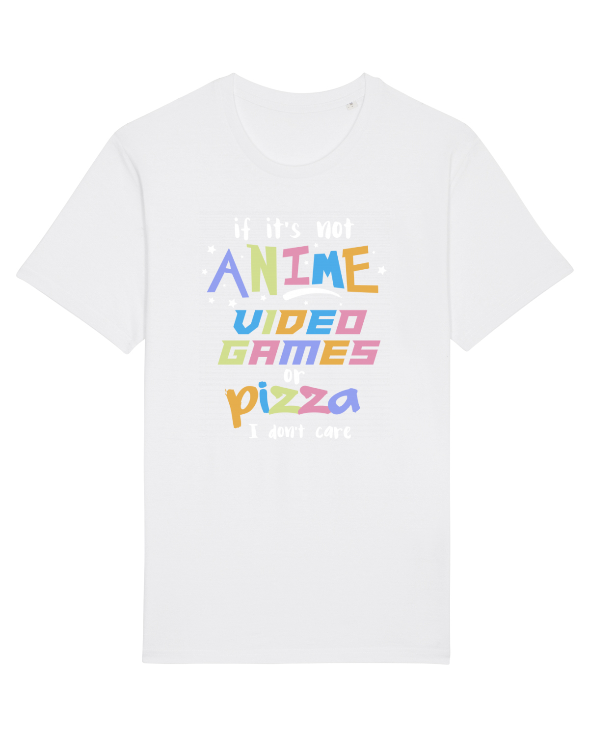 Tricou mânecă scurtă Unisex Rocker White