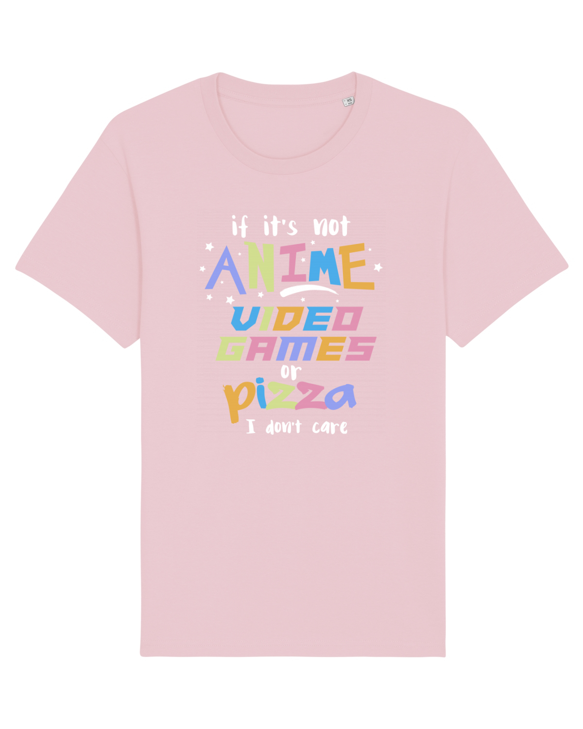 Tricou mânecă scurtă Unisex Rocker Cotton Pink