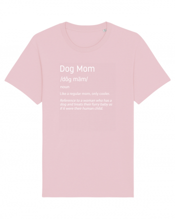 Definition Dog mom Cotton Pink