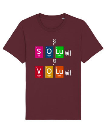 Și Solubil și Volubil Burgundy