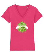 GRANDMA Tricou mânecă scurtă guler V Damă Evoker