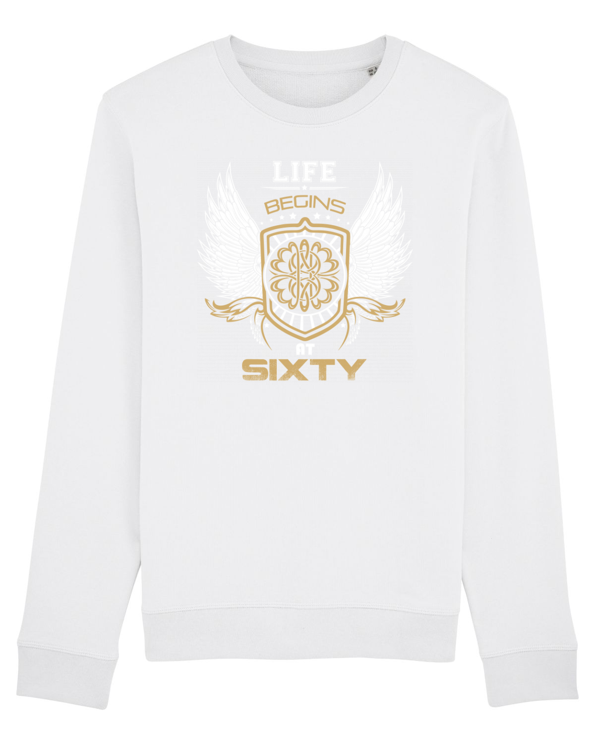 Bluză mânecă lungă Unisex Rise White
