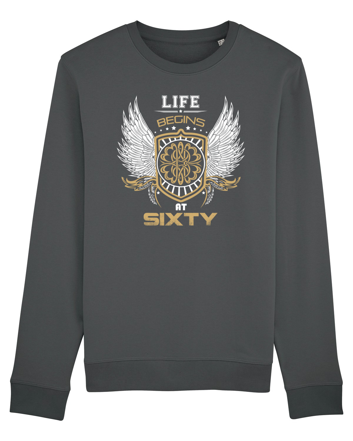 Bluză mânecă lungă Unisex Rise Anthracite