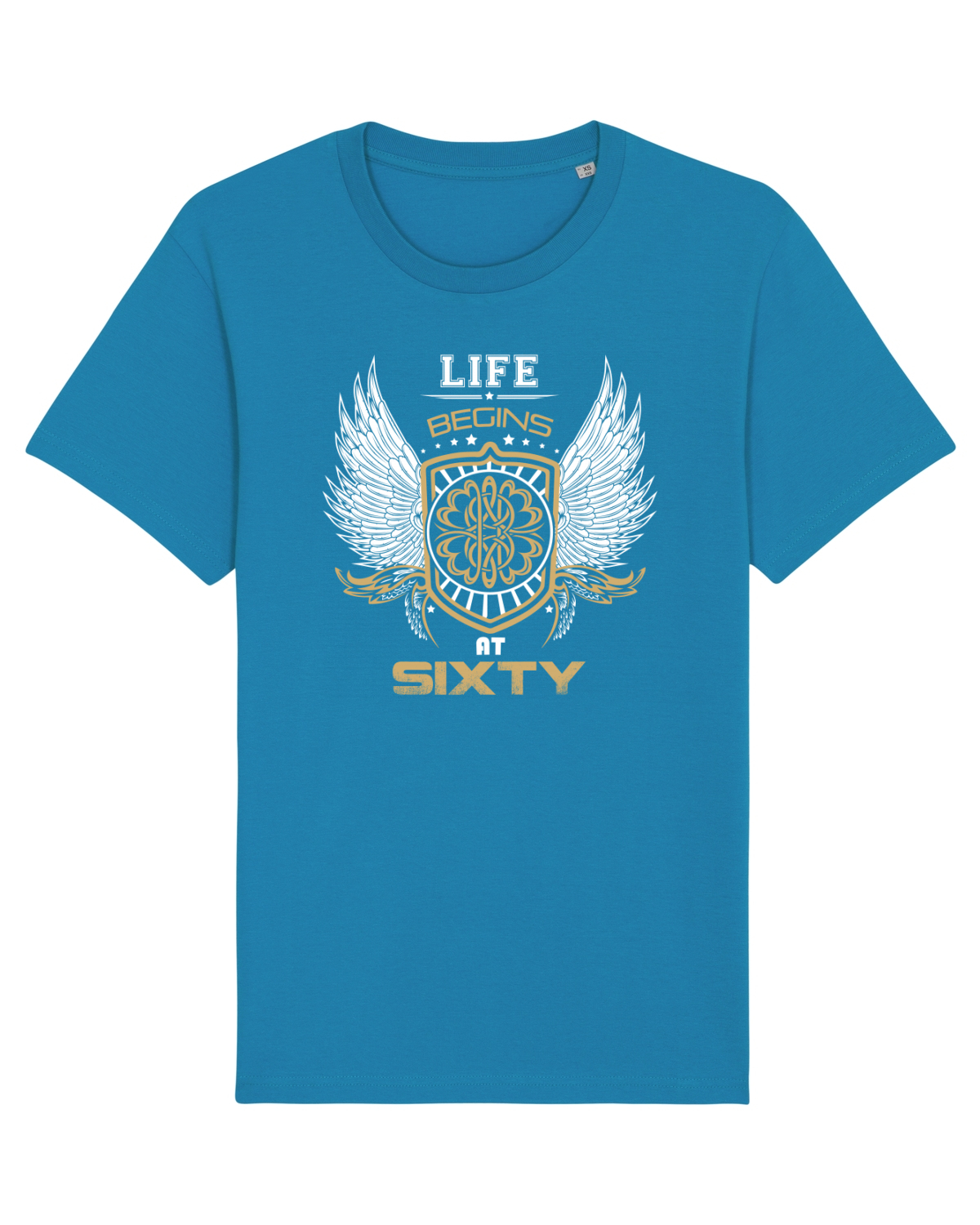 Tricou mânecă scurtă Unisex Rocker Azur