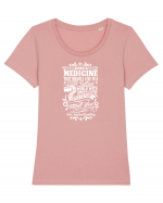 MEDICINE Tricou mânecă scurtă guler larg fitted Damă Expresser