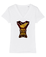 Tank Protector Hornet Tricou mânecă scurtă guler V Damă Evoker