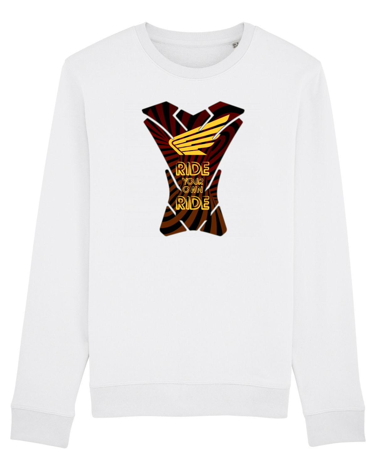 Bluză mânecă lungă Unisex Rise White