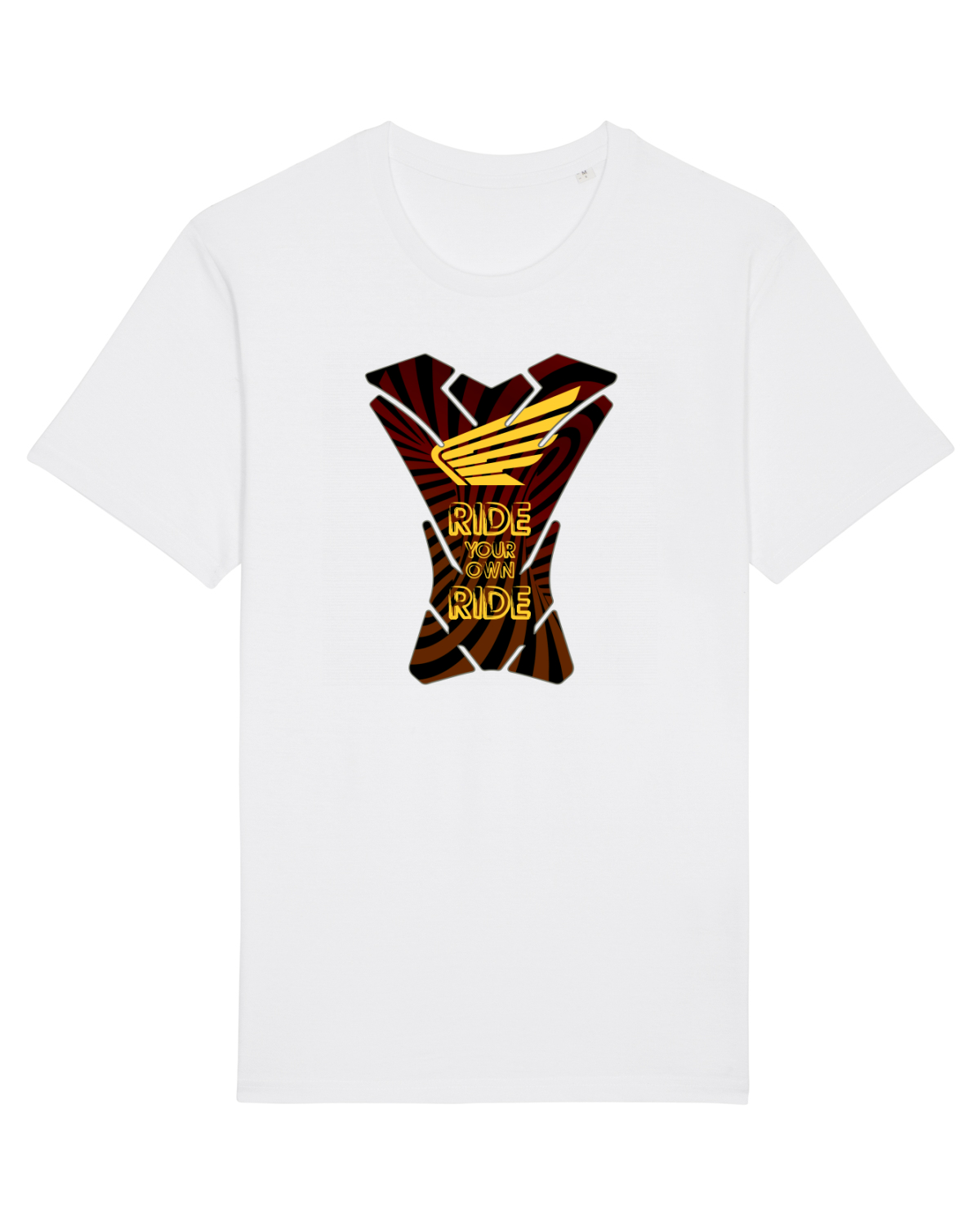 Tricou mânecă scurtă Unisex Rocker White