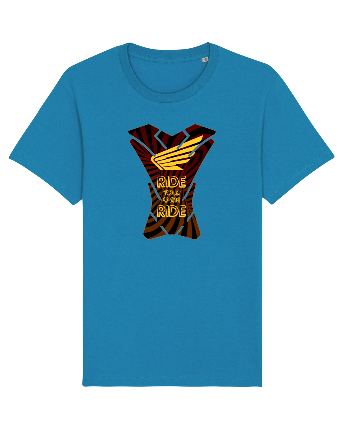 Tricou mânecă scurtă Unisex Rocker Azur