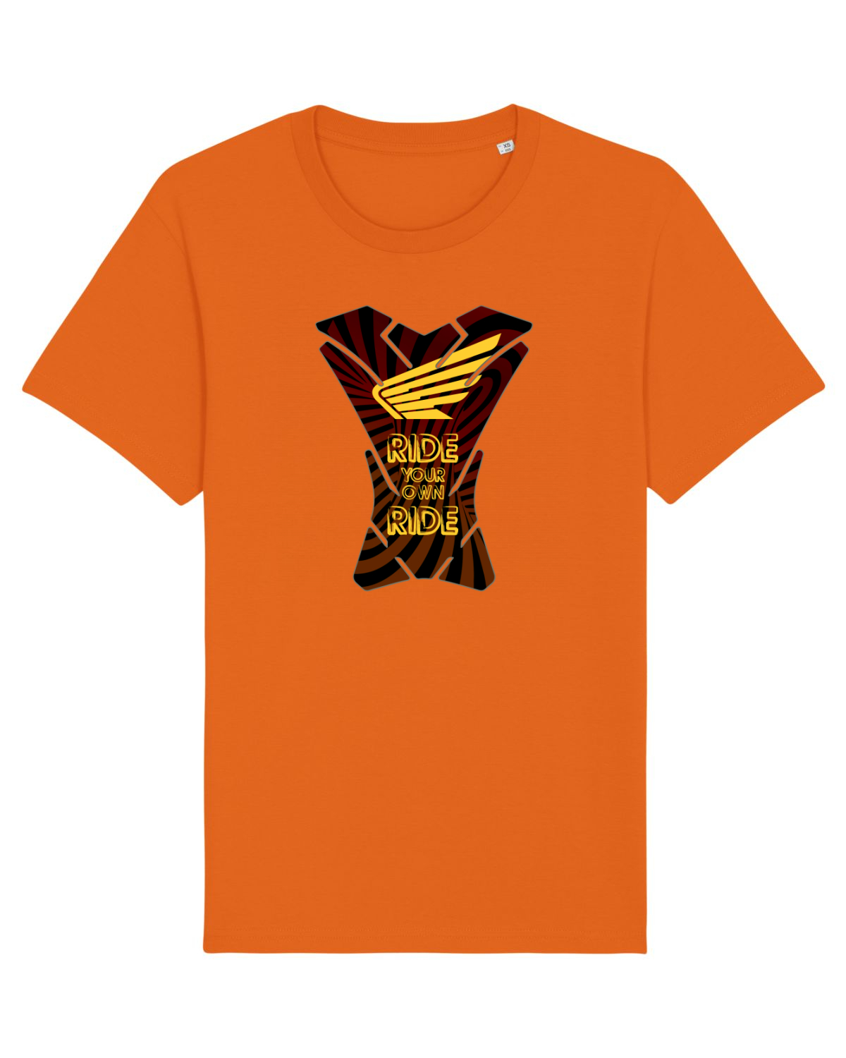 Tricou mânecă scurtă Unisex Rocker Bright Orange