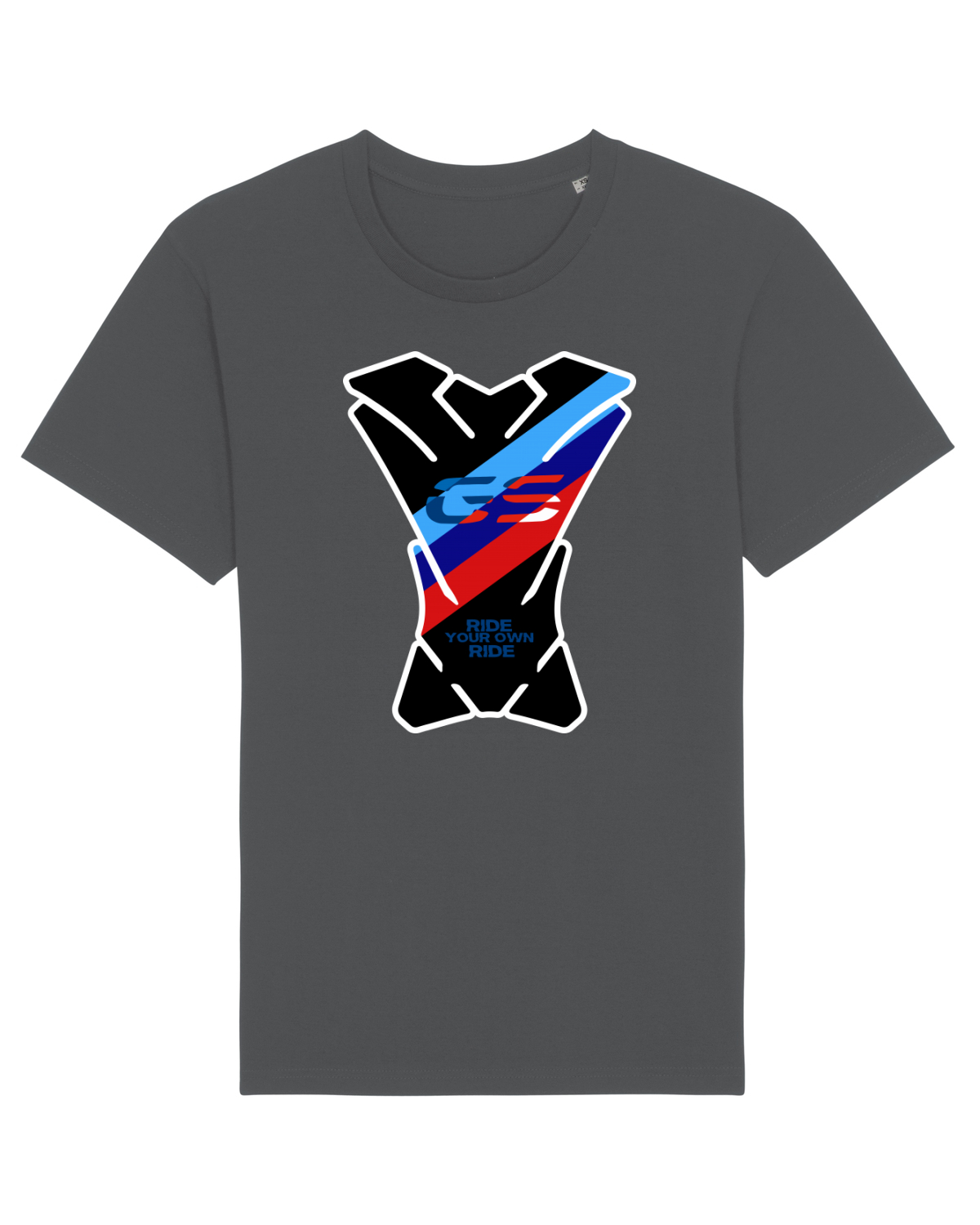 Tricou mânecă scurtă Unisex Rocker Anthracite