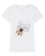 bee nice Tricou mânecă scurtă guler V Damă Evoker