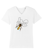 bee nice Tricou mânecă scurtă guler V Bărbat Presenter