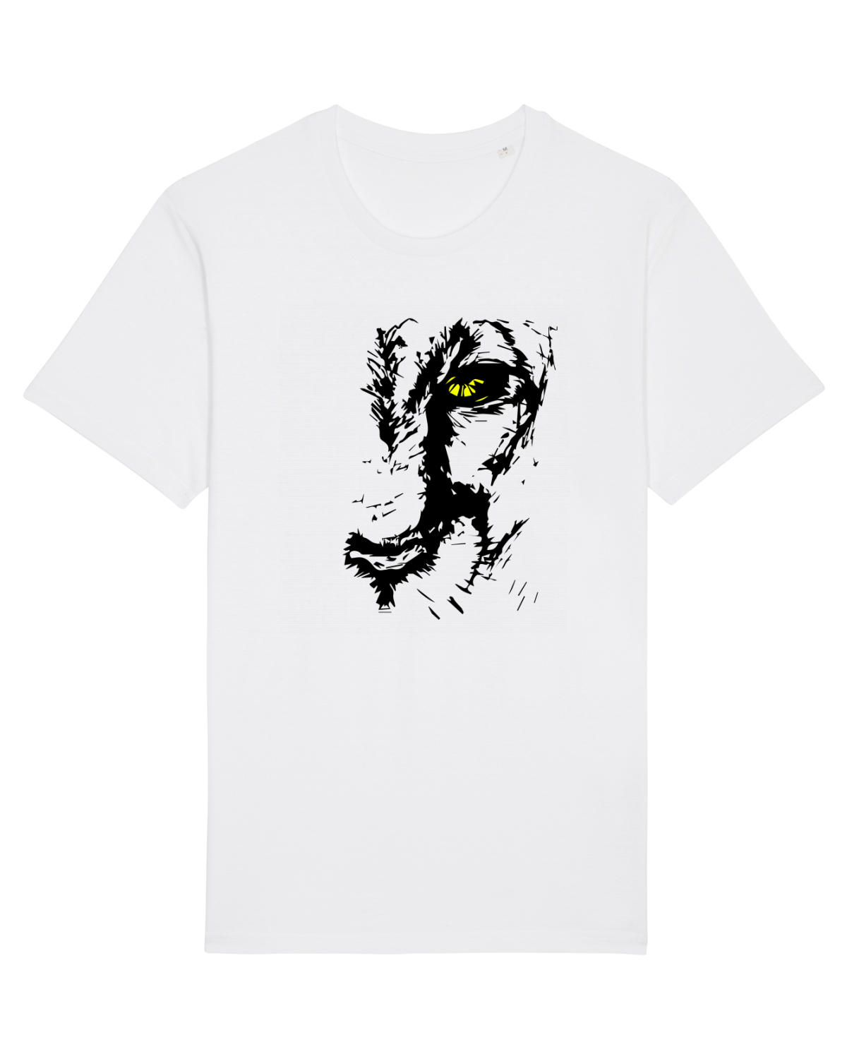 Tricou mânecă scurtă Unisex Rocker White
