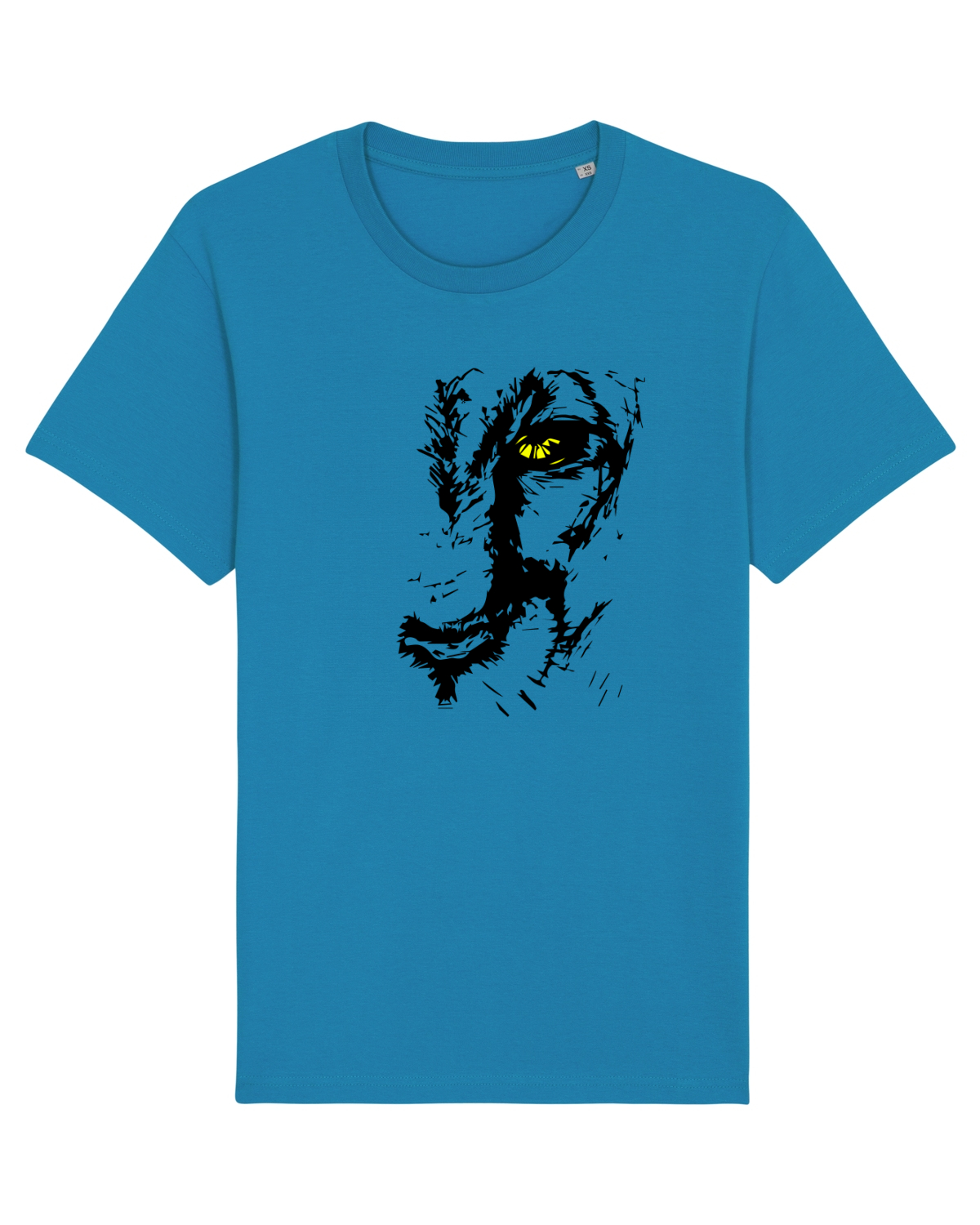 Tricou mânecă scurtă Unisex Rocker Azur