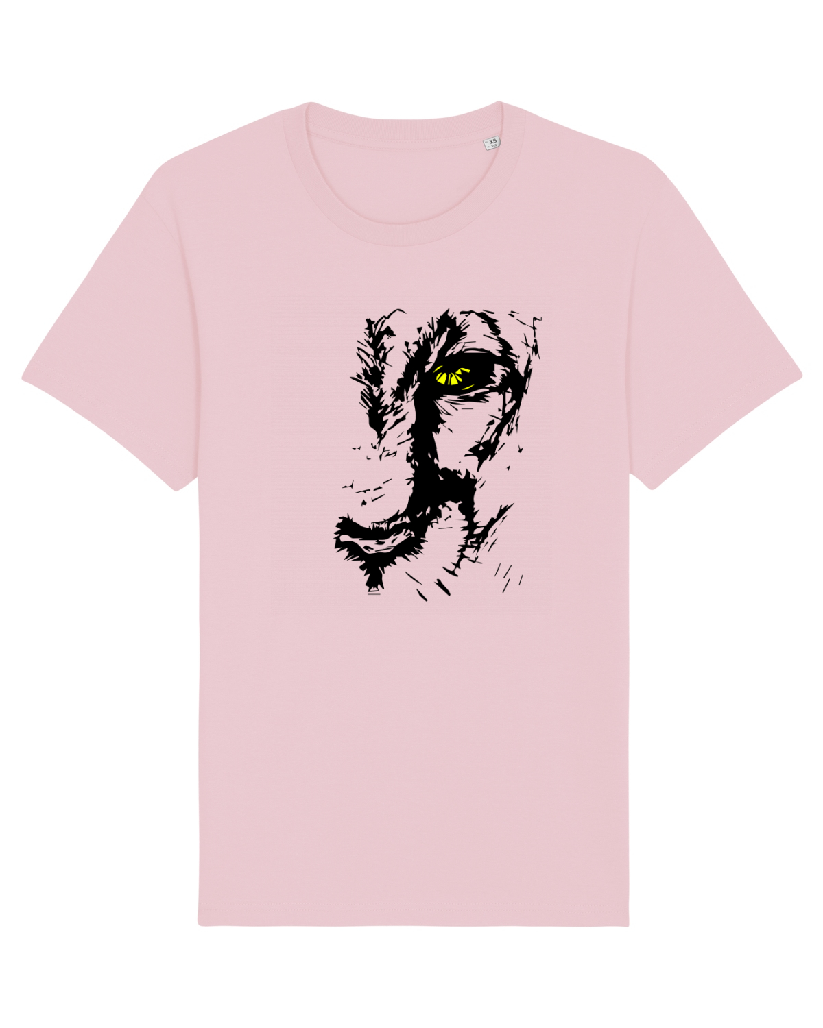 Tricou mânecă scurtă Unisex Rocker Cotton Pink