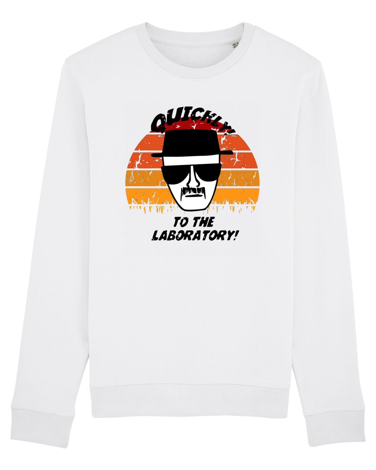 Bluză mânecă lungă Unisex Rise White