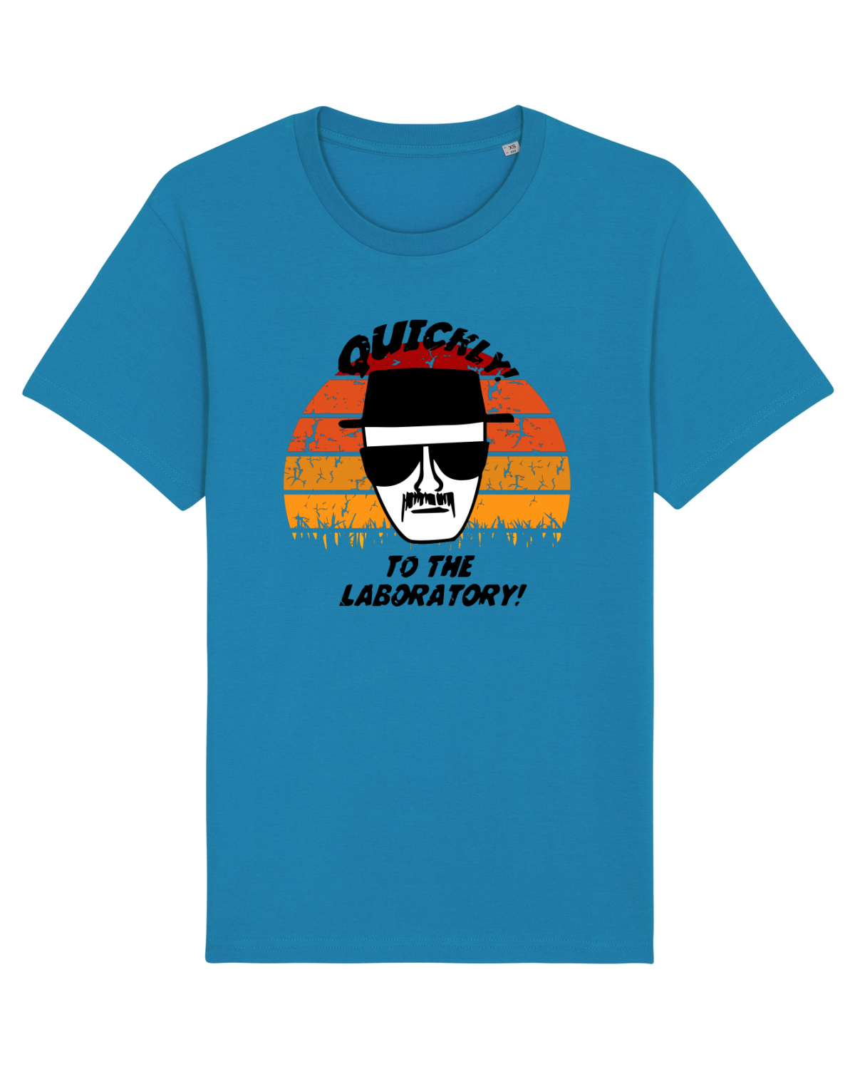 Tricou mânecă scurtă Unisex Rocker Azur