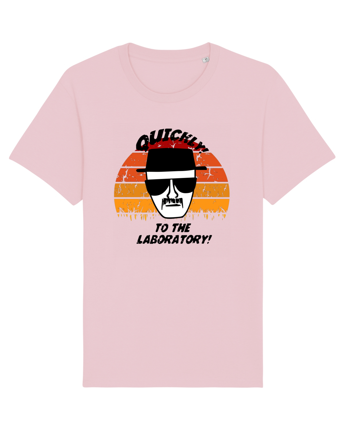 Tricou mânecă scurtă Unisex Rocker Cotton Pink