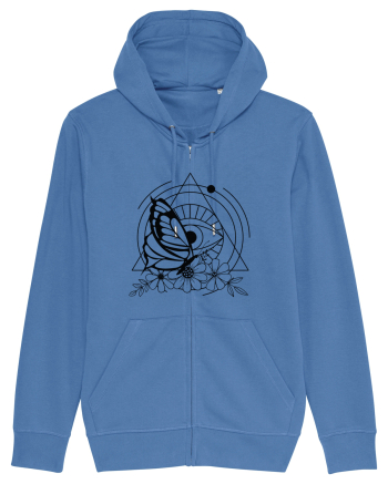 Mystycal Butterfly and the Eye of Providence Bright Blue