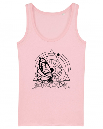 Mystycal Butterfly and the Eye of Providence Cotton Pink