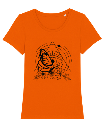 Mystycal Butterfly and the Eye of Providence Bright Orange